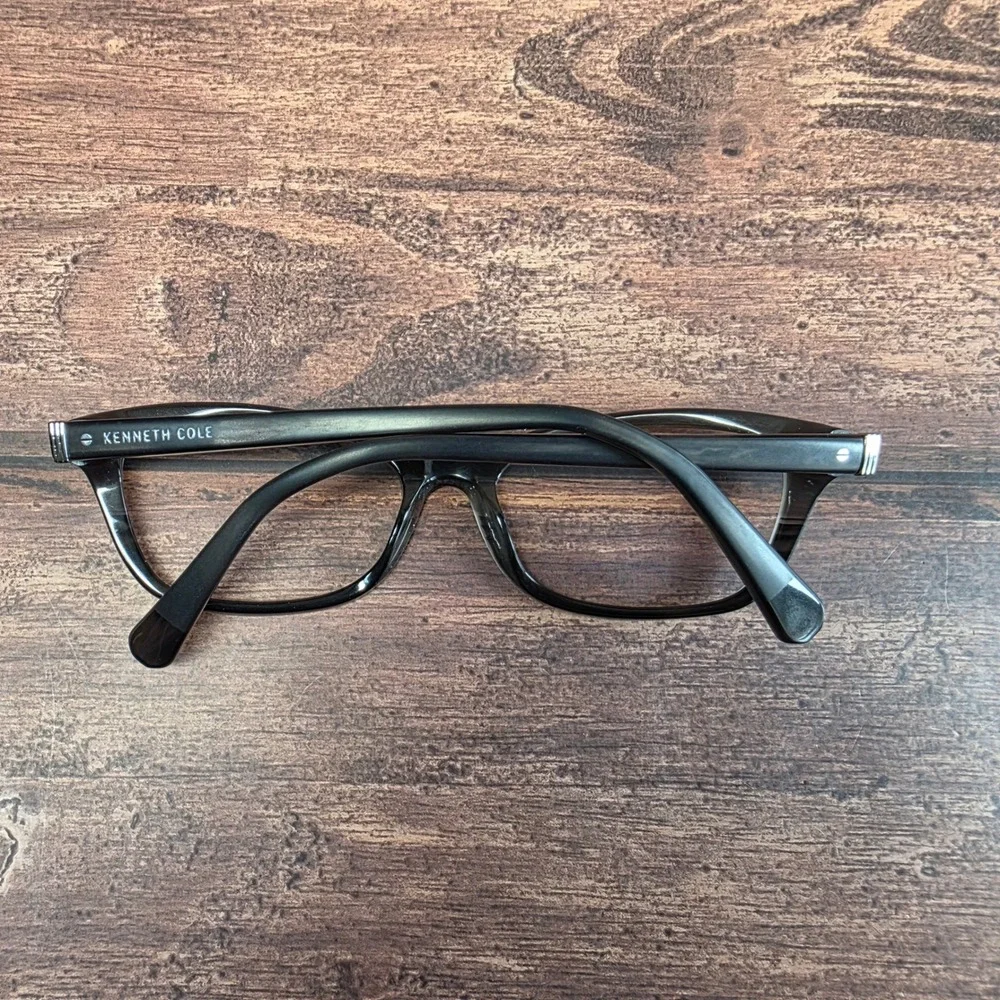 Kenneth Cole New York KC0302 003 Dark Grey Horn Cat Eye Eyeglasses 53-16-140